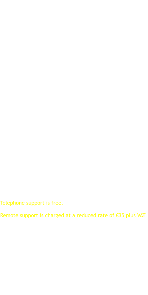 Whether its new or years old, ‘Computer Hardware’ is unreliable at best and totally unpredictable at worse.  Hardware and Software can fail without warning and schools need an immediate solution in order to minimize the impact on the school or classroom.   Schools need flexibility from their IT Support company so that issues are addressed quickly with the minimum disruption to the teachers and the classroom.  Contracts only favour the IT Company. Monthly on-site visits eat into the IT budget of the school with very little to show for it from the point of view of the school. They only benefit the IT Support company because they give the impression that issues are being proactively addressed when in reality the chances of an issue being identified and addressed on one of these monthly visits is very remote.  RYEPEG Software Systems address this support issue by providing support on a ‘Call & Fix’ basis.  We charge a fixed hourly rate of €45 plus VAT regardless of whether the call-out is during or outside of school hours.  There are no travel time charges.  Telephone support is free.  Remote support is charged at a reduced rate of €35 plus VAT  What we offer: - Immediate telephone response - Telephone support call within 15 minutes - On-site within - 2 -3 hours for critical events - same day for serious events - next day for minor events - scheduled date & time for all other events - when were are done we are gone - invoice on a monthly basis